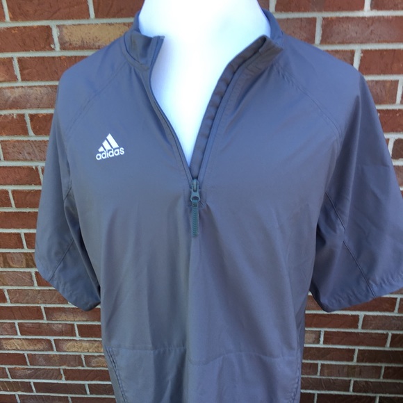 adidas short sleeve wind jacket